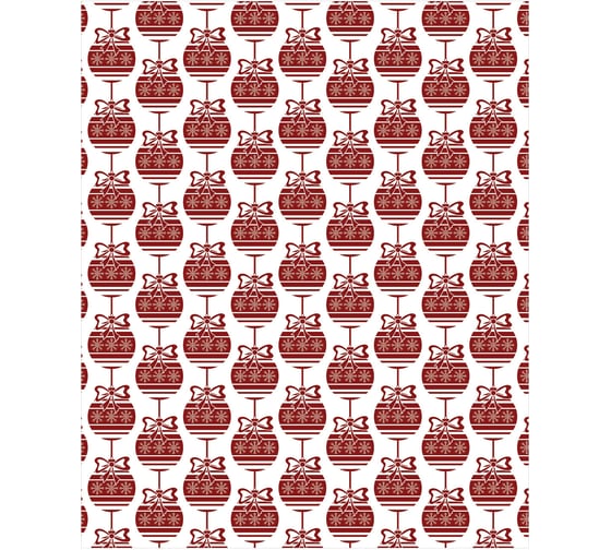 Сумка шоппер JOYARTY "скандинавские елочные шары", ткань под лен, 35x37x7 см bsh_419858