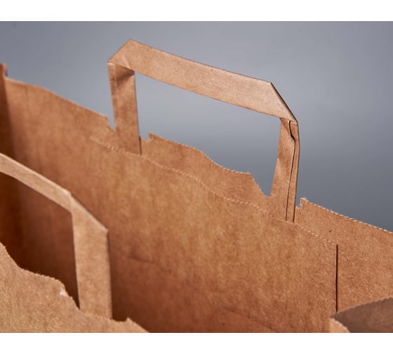 Крафт пакет PACK INNOVATION 35x15x45 см, плоские ручки, 50 шт. IP0KP351545P-50