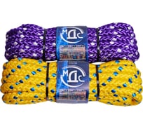 Канат полипропиленовый плетеный ТОРГОВО-ПРОИЗВОДСТВЕННАЯ КОМПАНИЯ МДС, 18 мм, 8 прядный, 10 м 7930050322100