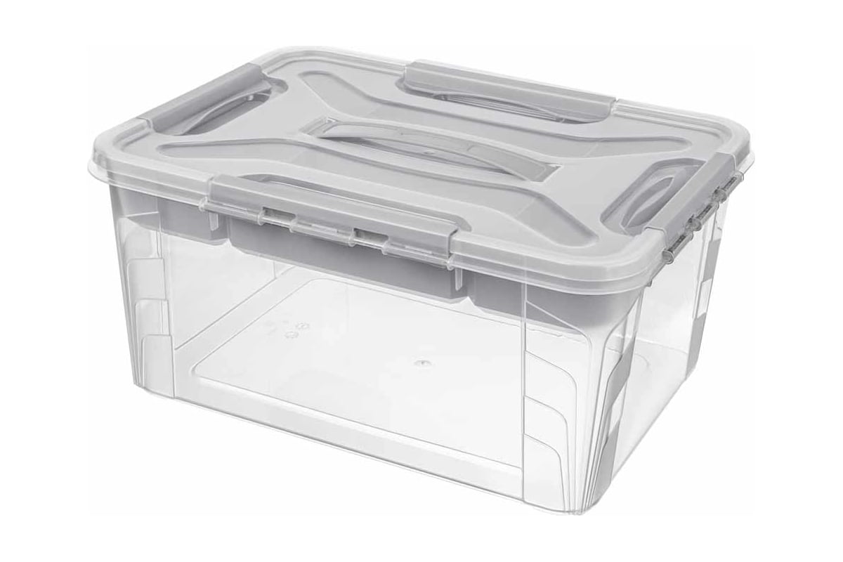 Универсальный ящик с замками и вставкой-органайзером Econova grand box ...