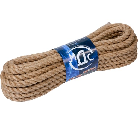Джутовый канат ТОРГОВО-ПРОИЗВОДСТВЕННАЯ КОМПАНИЯ МДС 10 мм, 10 м 7930050321400