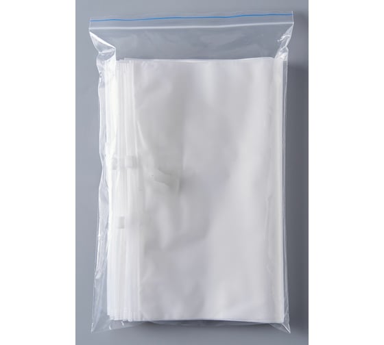 Пакет с бегунком PACK INNOVATION 25x30/80, ЭВА, отверстие, 100 шт. IPSLDRM25308.OTV-100