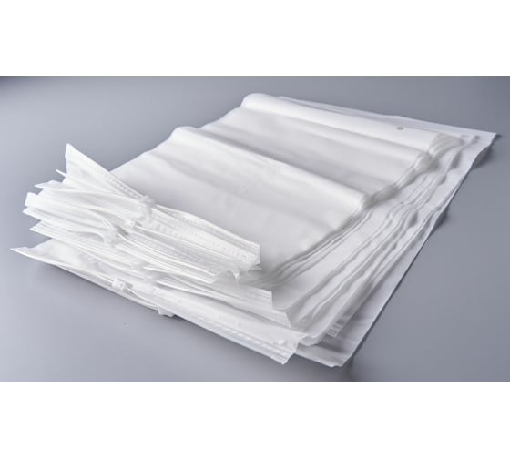 Пакет с бегунком PACK INNOVATION 25x35/80, ЭВА, отверстие, 50 шт. IPSLDRM253580.OTV-50