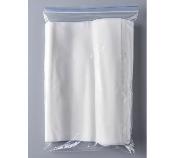 Пакет с бегунком PACK INNOVATION 25x35/80, ЭВА, отверстие, 50 шт. IPSLDRM253580.OTV-50