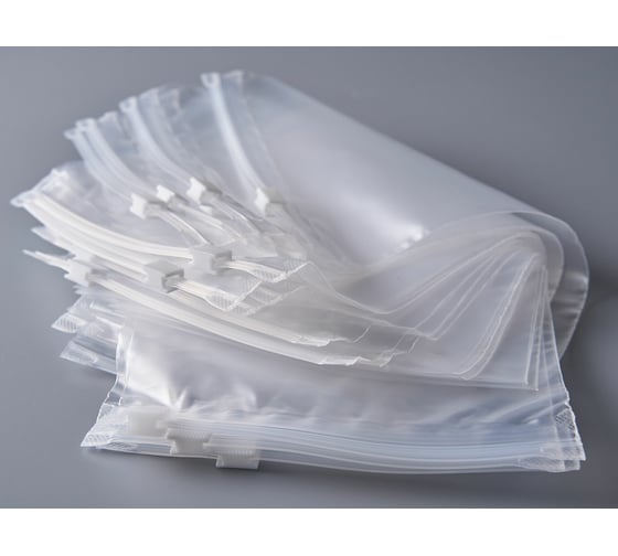 Пакет с бегунком PACK INNOVATION 15x20/70, отверстие, 200 шт. IPSLDR152070.OTV-200