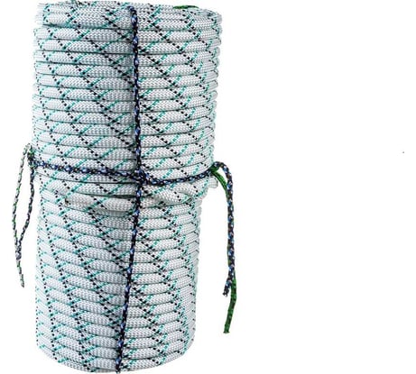 Веревка АзотХимФортис ввс 48-ми прядная, 9 мм, 100 м 71125