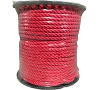 Канат тросовой свивки АзотХимФортис пп, 10 мм, 100 м, красный (кат) 73778 24978807