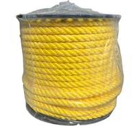 Канат тросовой свивки АзотХимФортис пп, 14 мм, 50 м, желтый (кат) 75505