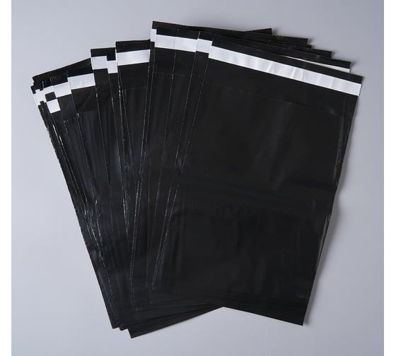 Курьерский пакет PACK INNOVATION черный, 150x210+40, 50 мкм, 100 шт. IP00KPKKBL150210.50-100