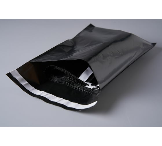 Курьерский пакет PACK INNOVATION черный, 150x210+40, 50 мкм, 100 шт. IP00KPKKBL150210.50-100