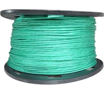 Плетеная веревка Эбис полипропилен, 3 мм, 500 м, зеленая 76242