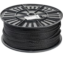 Хозяйственно-бытовой шнур Стройбат с сердечником 4 мм черный 300 м 120310