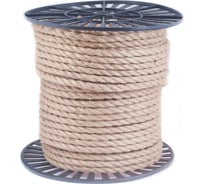 Джутовый крученый канат Стройбат 10 мм 100 м 219370