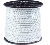 Крученый канат Стройбат полиамид 10 мм белый 100 м 342070