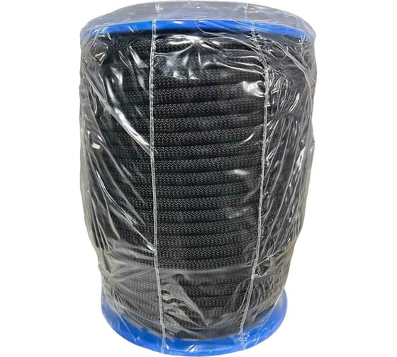 Веревка АзотХимФортис ввс 48-ми прядная 11 мм 200 м grover static black 76294 1