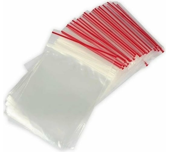 Прозрачный пакет Beroma Zip Lock, 100 шт. 07705846