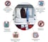 Органайзер для сумок HOMSU Eco White установка в шкаф, 40х70 см HOM-1247 4