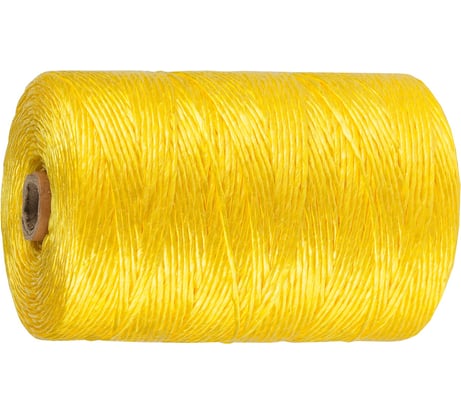 Многоцелевой полипропиленовый шпагат ЗУБР желтый, 1200текс, 500м 50037-500