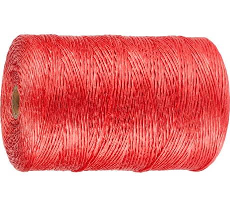 Многоцелевой полипропиленовый шпагат ЗУБР красный, 1200текс, 60м 50039-060