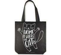 Сумка-шоппер Bruno Visconti BLACK СЧАСТЛИВЫЙ КОТ 34х36 см 16-004-02/02