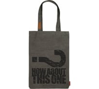 Сумка-шоппер Bruno Visconti с карманом, серая ЗНАК ВОПРОСА 35х47 см 16-002-04/05