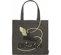 Сумка-шоппер Bruno Visconti квадратная, серая МЕЧТА 39x39 см 16-003-04/01