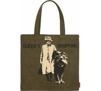 Сумка-шоппер Bruno Visconti квадратная, цвет хаки КОРОЛЕВСКИЙ ШОППИНГ 39x39 см 16-003-03/04