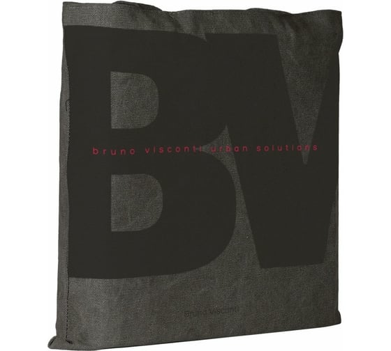 Сумка-шоппер Bruno Visconti квадратная, серая BV 39x39 см 16-003-04/02