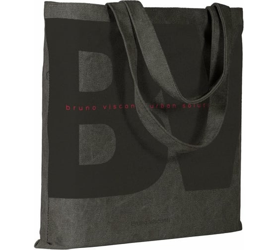 Сумка-шоппер Bruno Visconti квадратная, серая BV 39x39 см 16-003-04/02