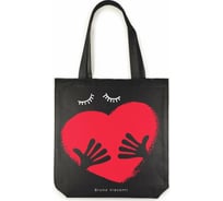 Сумка-шоппер Bruno Visconti BLACK СЕРДЦЕ 34х36 см 16-004-02/04