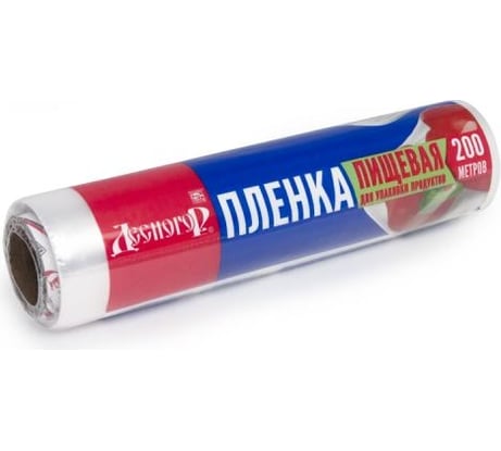 Пищевая пленка Десногор 225 мм х 200 м 5.5 мкм белая в индивидуальной упаковке 210-099