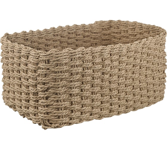 Корзина для хранения Bergenson Bjorn Hagen 34x22x15 см, бежевая TL-BB-HG-PR-BG-L 1