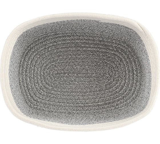 Корзина для хранения Bergenson Bjorn Filis 20x15x11 см, кремовая/светло-серая TL-BB-FS-CR-GR-S