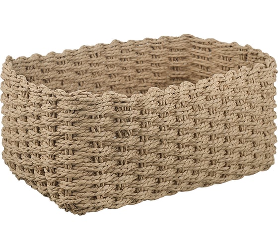 Корзина для хранения Bergenson Bjorn Hagen 30x20x13 см, бежевая TL-BB-HG-PR-BG-M 1