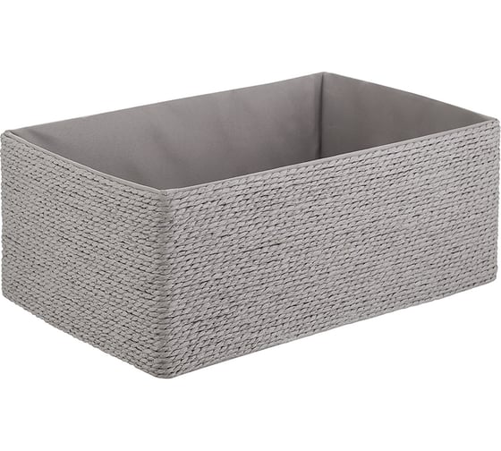 Корзина для хранения Bergenson Bjorn Lian 34x22x14 см, светло-серая TL-BB-LN-PRLN-GR-L 1