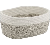 Корзина для хранения Bergenson Bjorn Filis 25x18x13 см, кремовая/светло-бежевая TL-BB-FS-CR-BG-M
