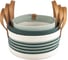 Корзина для хранения Bergenson Bjorn Helly D28x14 см, бежевая/зеленая TL-BB-BSKHL-CTN-28 4