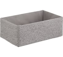 Корзина для хранения Bergenson Bjorn Lian 26x16x10 см, светло-серая TL-BB-LN-PRLN-GR-S