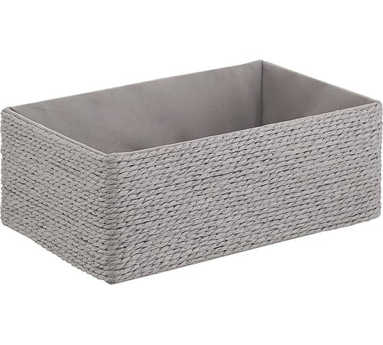 Корзина для хранения Bergenson Bjorn Lian 26x16x10 см, светло-серая TL-BB-LN-PRLN-GR-S 1