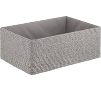 Корзина для хранения Bergenson Bjorn Lian 30x20x12 см, светло-серая TL-BB-LN-PRLN-GR-M