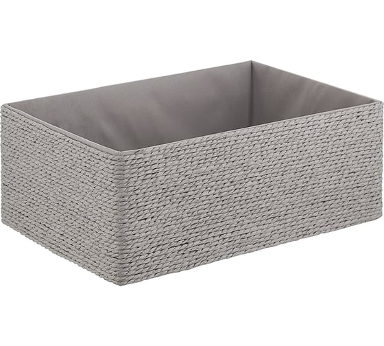 Корзина для хранения Bergenson Bjorn Lian 30x20x12 см, светло-серая TL-BB-LN-PRLN-GR-M 1