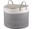Корзина для хранения Bergenson Bjorn Ulrik D48x35 см, кремовая/светло-серая TL-BB-UL-CR-GR-48 1