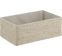 Корзина для хранения Bergenson Bjorn Lian 26x16x10 см, светло-бежевая TL-BB-LN-PRLN-BG-S