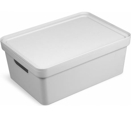 Коробка для хранения Martika Фортуна 380x280x150 мм светло-серая С746ССЕР
