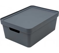 Коробка для хранения Martika Фортуна 380x280x150 мм серая С746СЕР