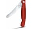 Столовый нож Victorinox лезвие 11 см, серрейторная заточка, красный 6.7831.FB 5