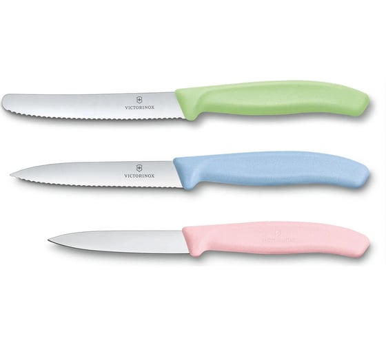 Набор из 3 ножей Victorinox Swiss Classic 2 ножа 8 и 10 см, столовый нож 11 см 6.7116.34L3