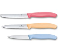 Набор из 3 ножей Victorinox Swiss Classic 2 ножа для овощей и фруктов 8 и 10 см, нож 11 см 6.7116.34L1