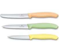 Набор из 3 ножей Victorinox Swiss Classic 2 ножа для овощей и фруктов 8 и 10, нож 11 см 6.7116.34L2