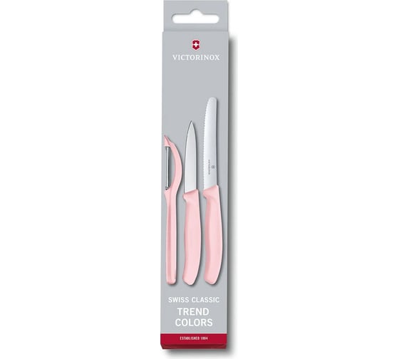 Набор из 3 ножей Victorinox Swiss Classic нож для овощей, столовый нож 11 см, нож 8 см 6.7116.31L52